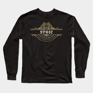 Confine yourself to the present - stoicism Long Sleeve T-Shirt